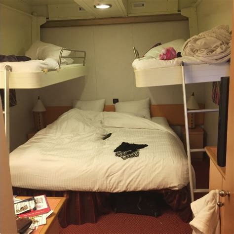 Interior quarters for 4 passengers on the Carnival Magic